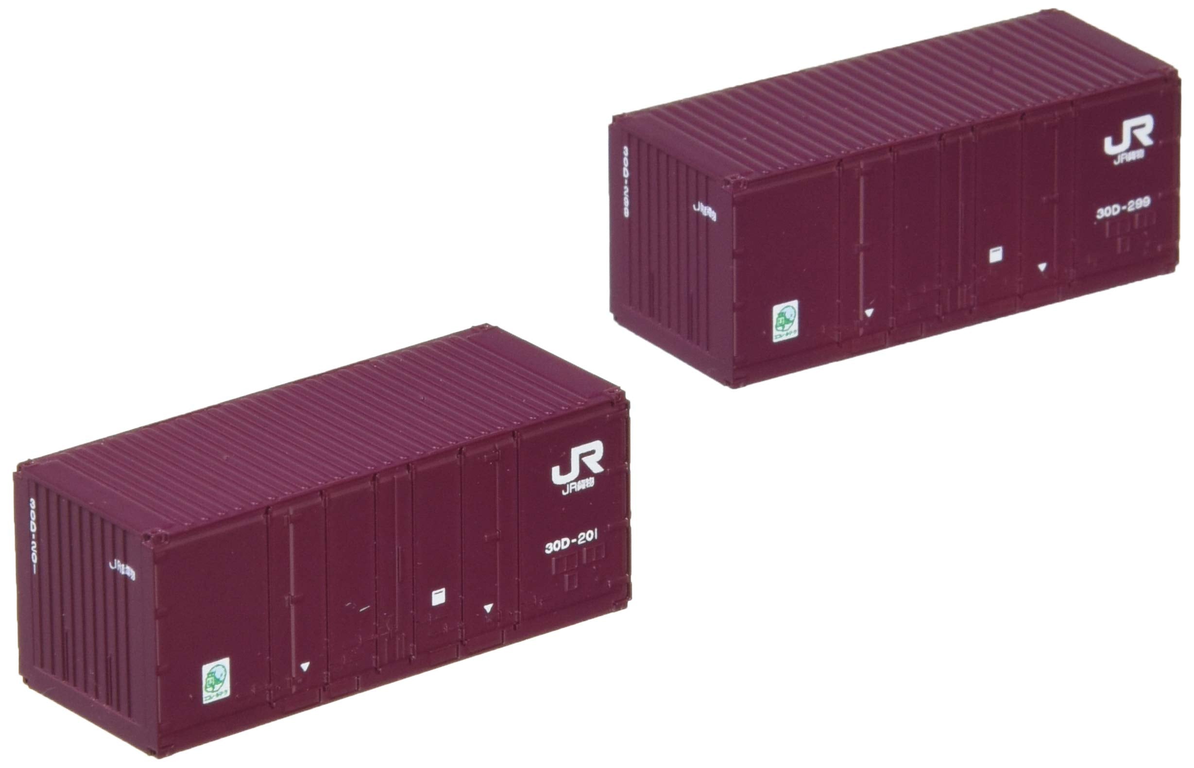 Tomytec Tomix N Gauge 30D Container 2 Pieces New Paint 3157 Railway Model- Japan Figure Store - #1 Bring To You The Best Japanese Goods