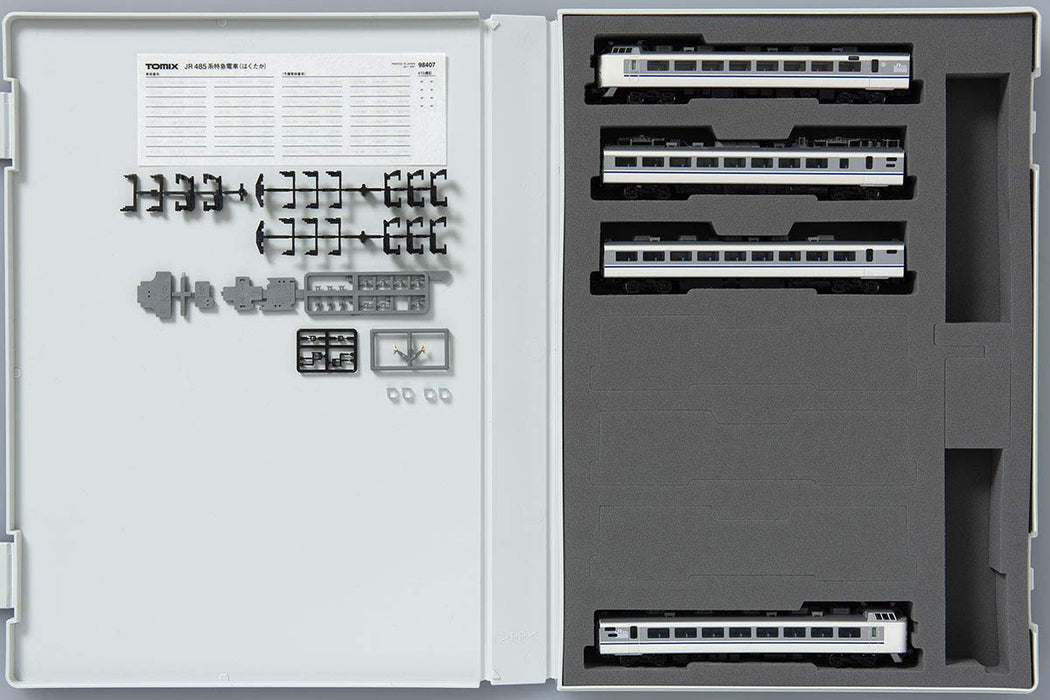 Tomytec Tomix N Gauge 4 Car Hakutaka Limited Express 485 Series Model Train 98407- Japan Figure Store - #1 Bring To You The Best Japanese Goods