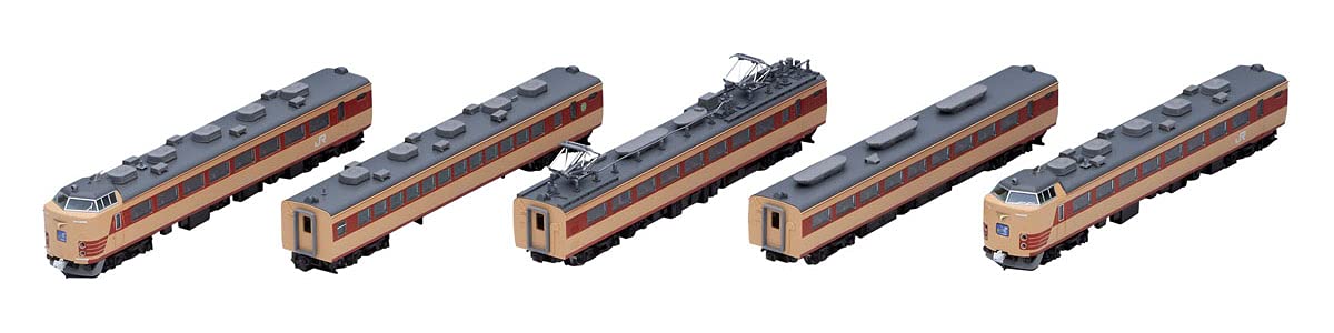 Tomytec Tomix N Gauge 485 Limited Express Train Set 5 Cars Kyoto Swan Model 98386- Japan Figure Store - #1 Bring To You The Best Japanese Goods