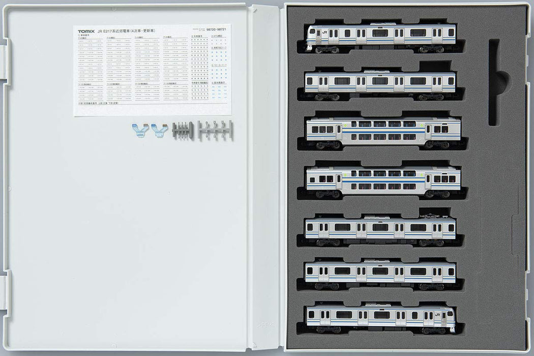 Tomytec Tomix N Gauge E217 Series 4th Edition Basic 7 Car Train Set 98720- Japan Figure Store - #1 Bring To You The Best Japanese Goods