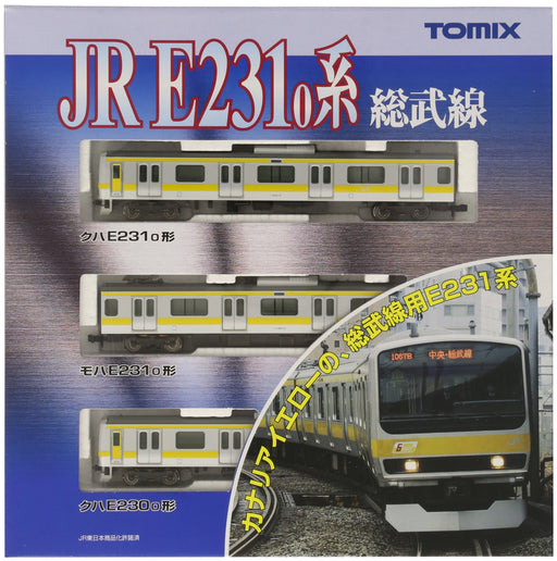Tomytec Tomix N Gauge E231 Series 3-Car Set - Sobu Line Railway Model Train 92343- Japan Figure Store - #1 Bring To You The Best Japanese Goods