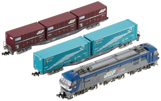 Tomytec Tomix N Gauge EF210 Type Container Freight Train Set Model 92491- Japan Figure Store - #1 Bring To You The Best Japanese Goods