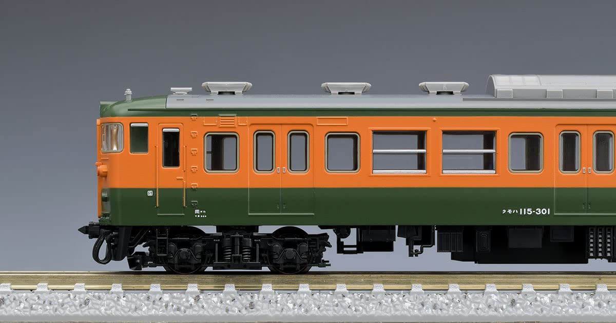 Tomytec Tomix N Gauge JNR 115 300 Series 3-Car Railway Model Train Set Shonan Color- Japan Figure Store - #1 Bring To You The Best Japanese Goods