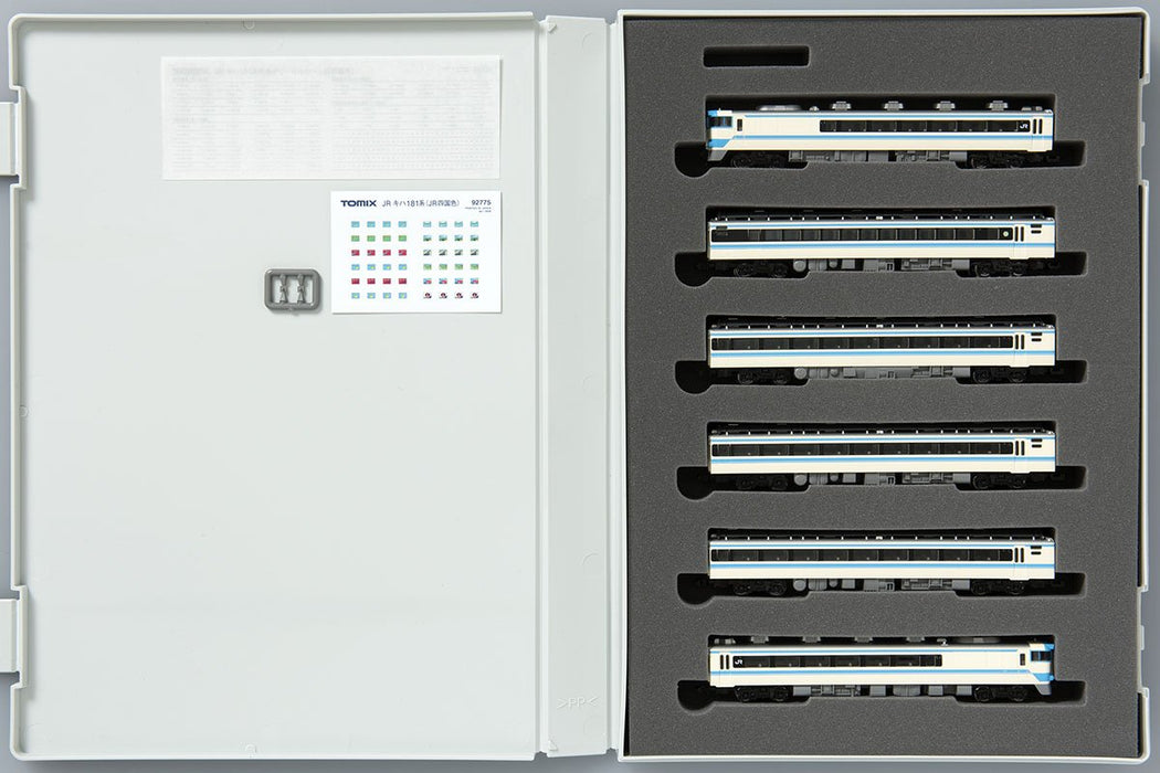 Tomytec Tomix N Gauge Kiha 181 Series 6-Car Shikoku Color Set Limited Express Diesel Railway Model- Japan Figure Store - #1 Bring To You The Best Japanese Goods