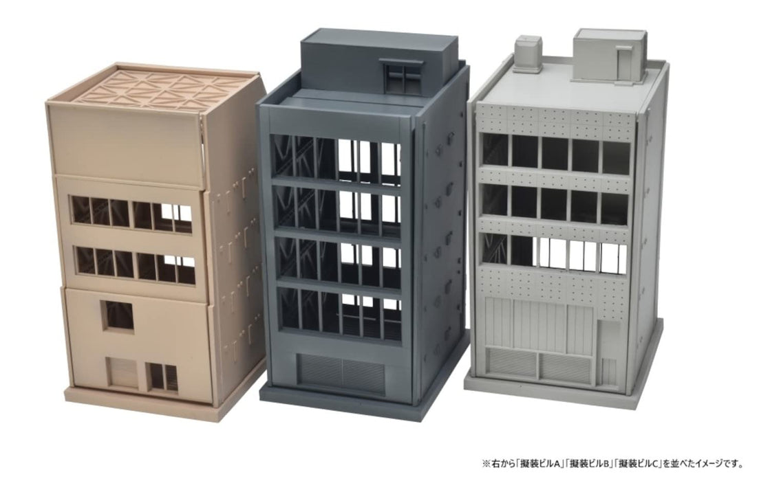 TOMYTEC Diocolle Combat 1/144 Camouflage Building B Plastic Model- Japan Figure Store - #1 Bring To You The Best Japanese Goods