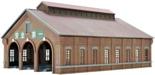 Tomytec Geocolle 122-2 Three-Wire Brick Engine Shed Building Collection Diorama Supplies- Japan Figure Store - #1 Bring To You The Best Japanese Goods