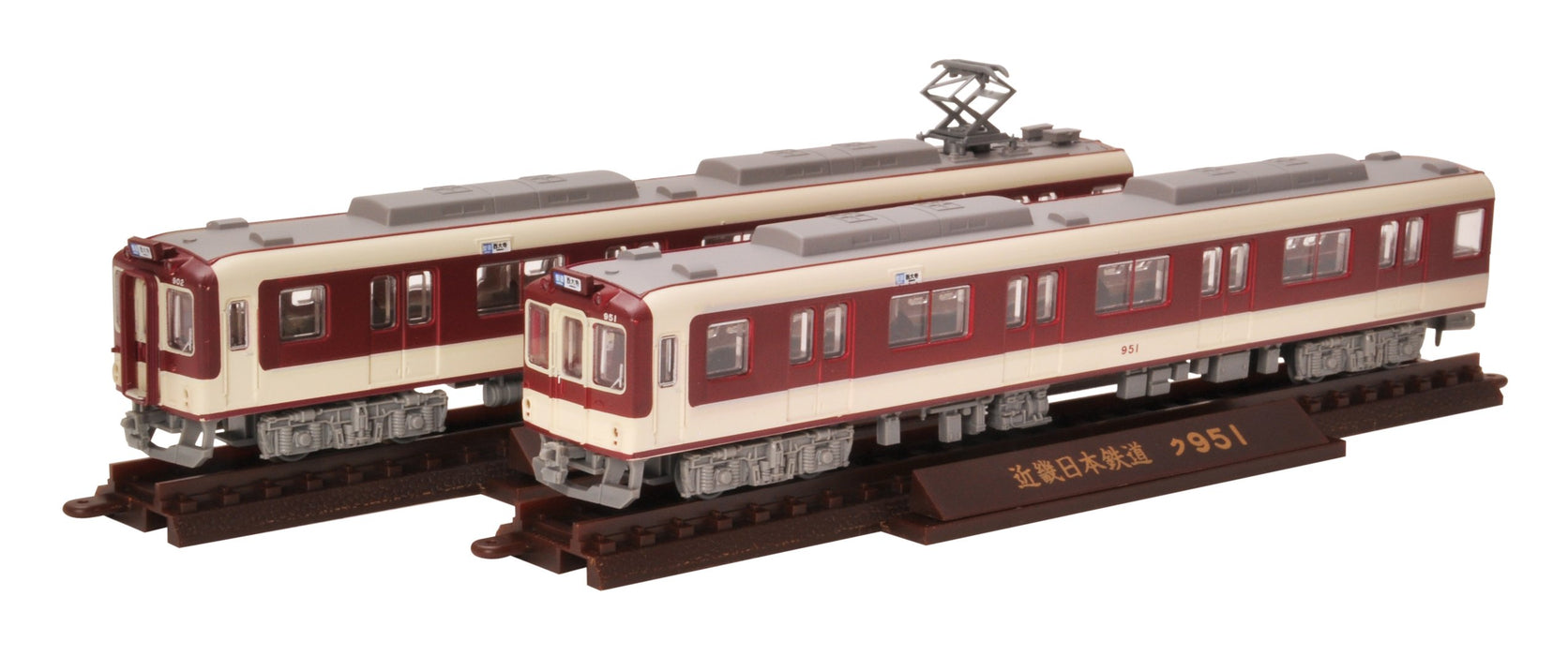 Tomytec Geocolle 900 Series Kinki Nippon Railway 2-Car Set with AC Model 268352- Japan Figure Store - #1 Bring To You The Best Japanese Goods