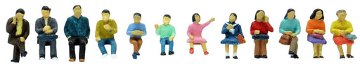Tomytec Human Scene Collection 114 - Sitting People Diorama Supplies- Japan Figure Store - #1 Bring To You The Best Japanese Goods