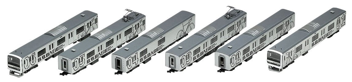 Tomytec Tomix N Gauge 209 2200 6-Car Bicycle Base Commuter Train Set- Japan Figure Store - #1 Bring To You The Best Japanese Goods