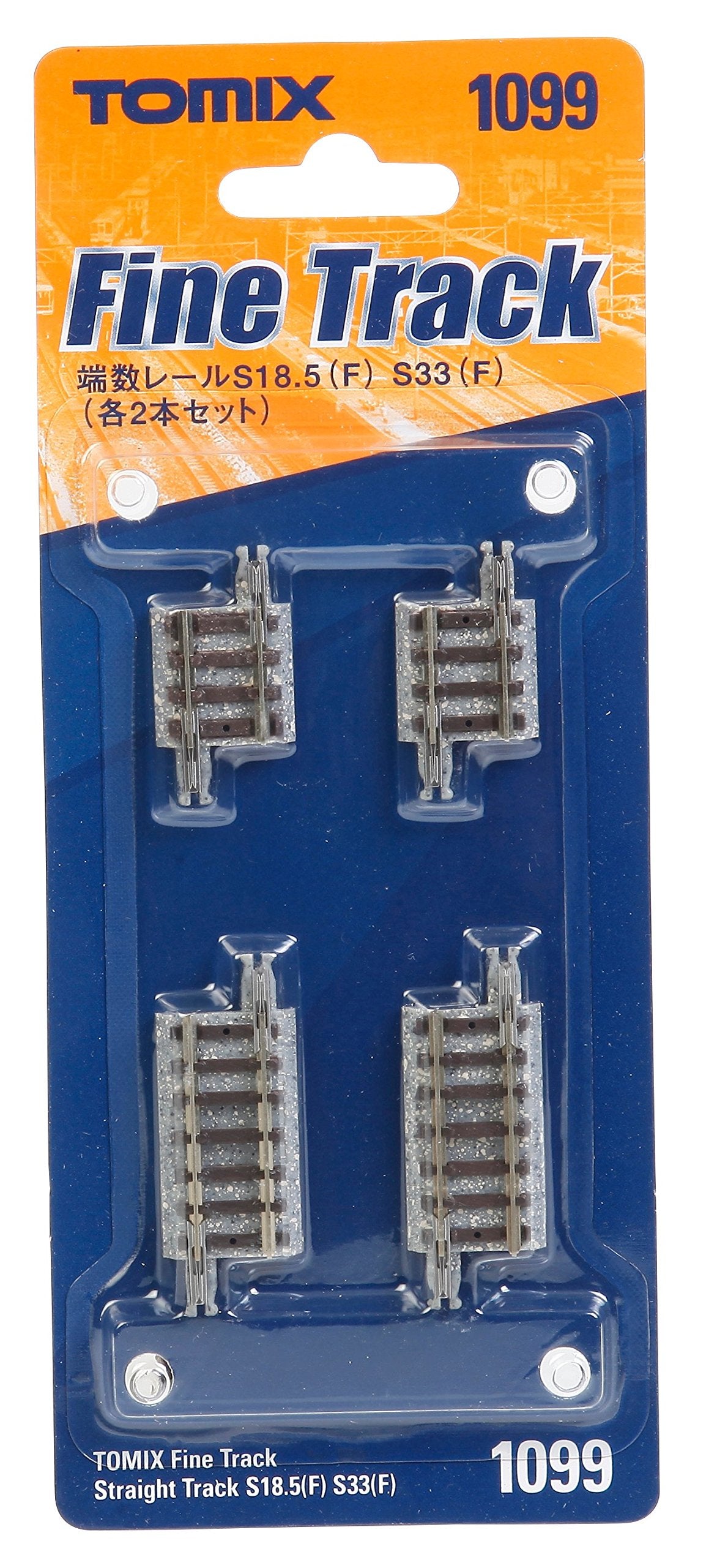 Tomytec Tomix N Gauge S18.5 F & S33 F Set of 2 Rail Models 1099 - Railway Supplies- Japan Figure Store - #1 Bring To You The Best Japanese Goods