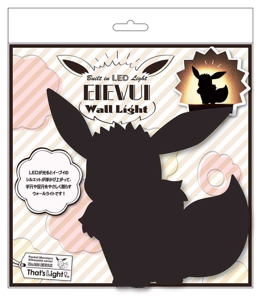 Led Wall Light Eevee Osuwari Pokémon- Japan Figure Store - #1 Bring To You The Best Japanese Goods