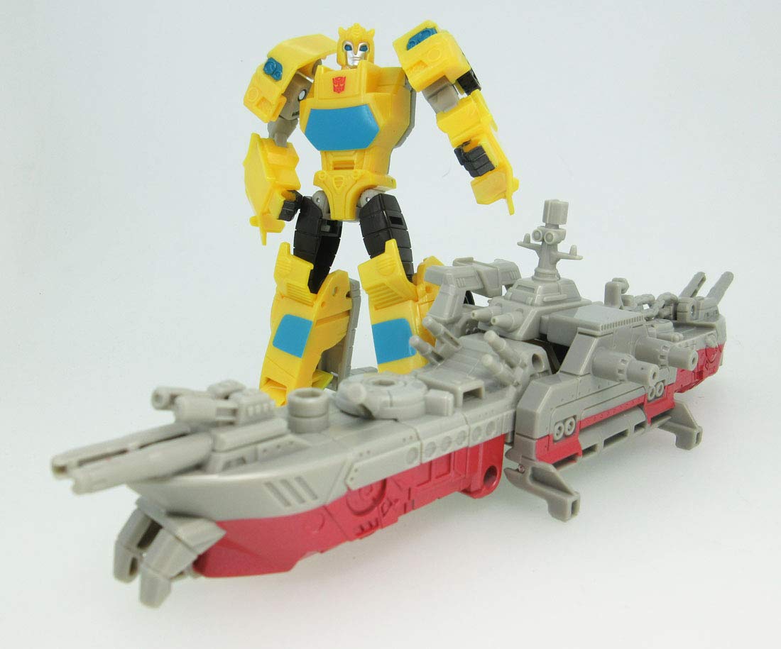 Takara Tomy Transformers Cyberverse Power Bumblebee Battleship Tcv-15- Japan Figure Store - #1 Bring To You The Best Japanese Goods