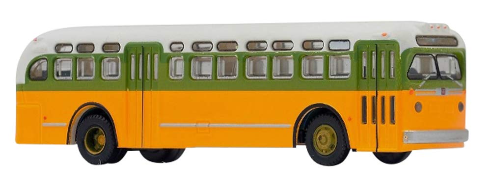 Tomytec World Bus Collection GMC TDH4512 Yellow Diorama - Limited Edition- Japan Figure Store - #1 Bring To You The Best Japanese Goods
