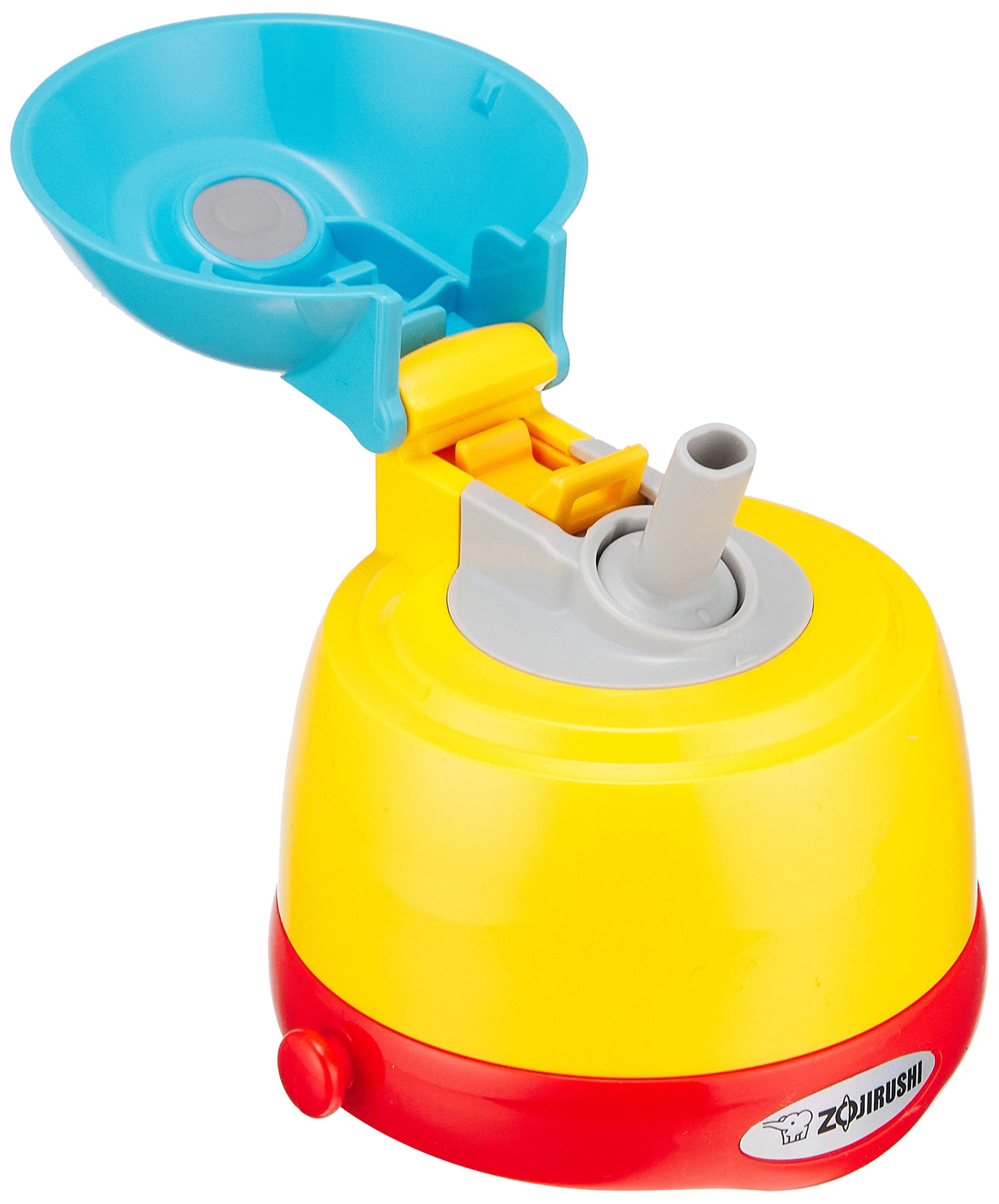 Zojirushi 0.45L Stainless Steel Water Bottle W/ Straw Shimashima Guru Japan- Japan Figure Store - #1 Bring To You The Best Japanese Goods