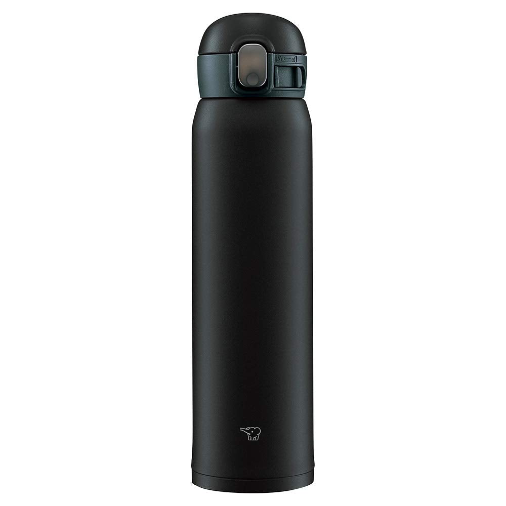 Zojirushi Water Bottle (Seamless One Touch): Black 600ml Japanese Stainless Steel Bottle- Japan Figure Store - #1 Bring To You The Best Japanese Goods
