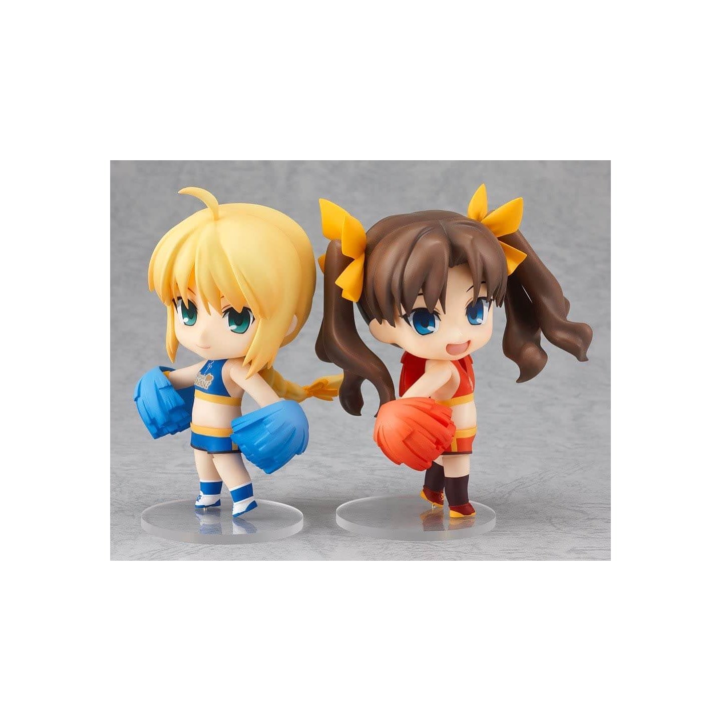#Good Smile Company Nendoroid Fate/Stay Night Saber & Rin Tohsaka Cheerful Ver. Figure - New Japan Figure 4582191969107 1