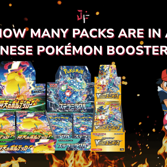 How many packs are in a Japanese Pokemon booster box