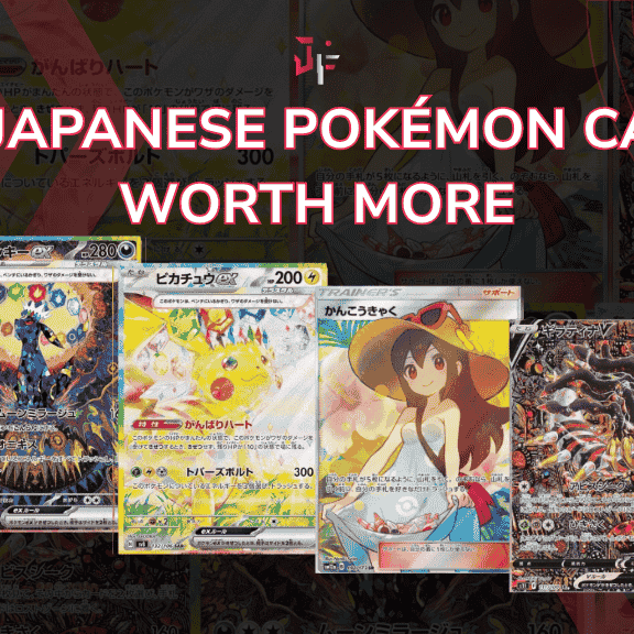 are japanese Pokémon cards worth more