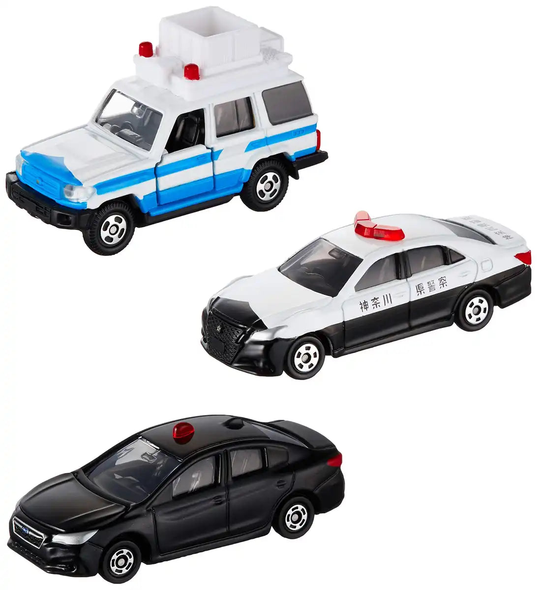 TAKARA TOMY Tomica Gift 110 911 Police Cars & Dvd Set 125488- Japan Figure Store - #1 Bring To You The Best Japanese Goods