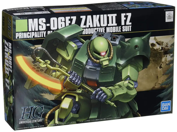 BANDAI Hguc 087 Gundam Ms-06Fz Zaku Ii Fz 1/144 Scale Kit- Japan Figure Store - #1 Bring To You The Best Japanese Goods