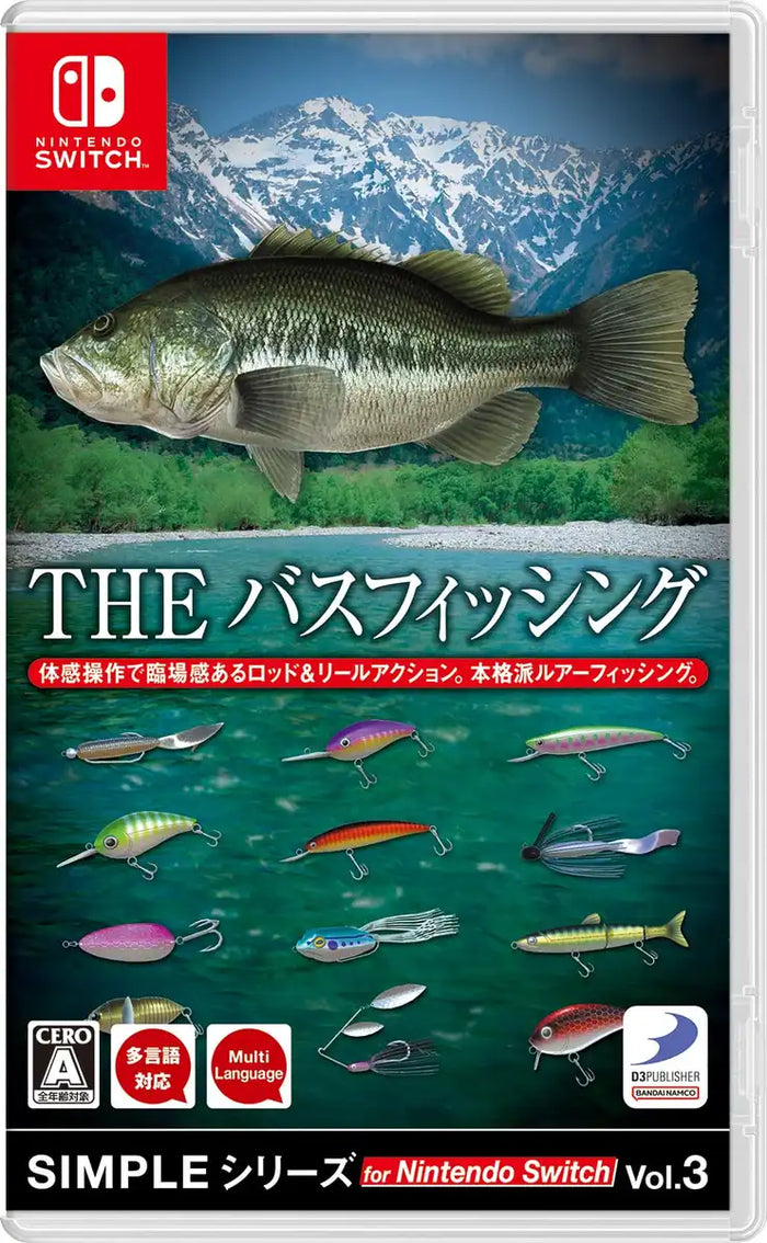 Simple Series For Nintendo Switch Vol.3 The Bass Fishing -Switch- Japan Figure Store - #1 Bring To You The Best Japanese Goods
