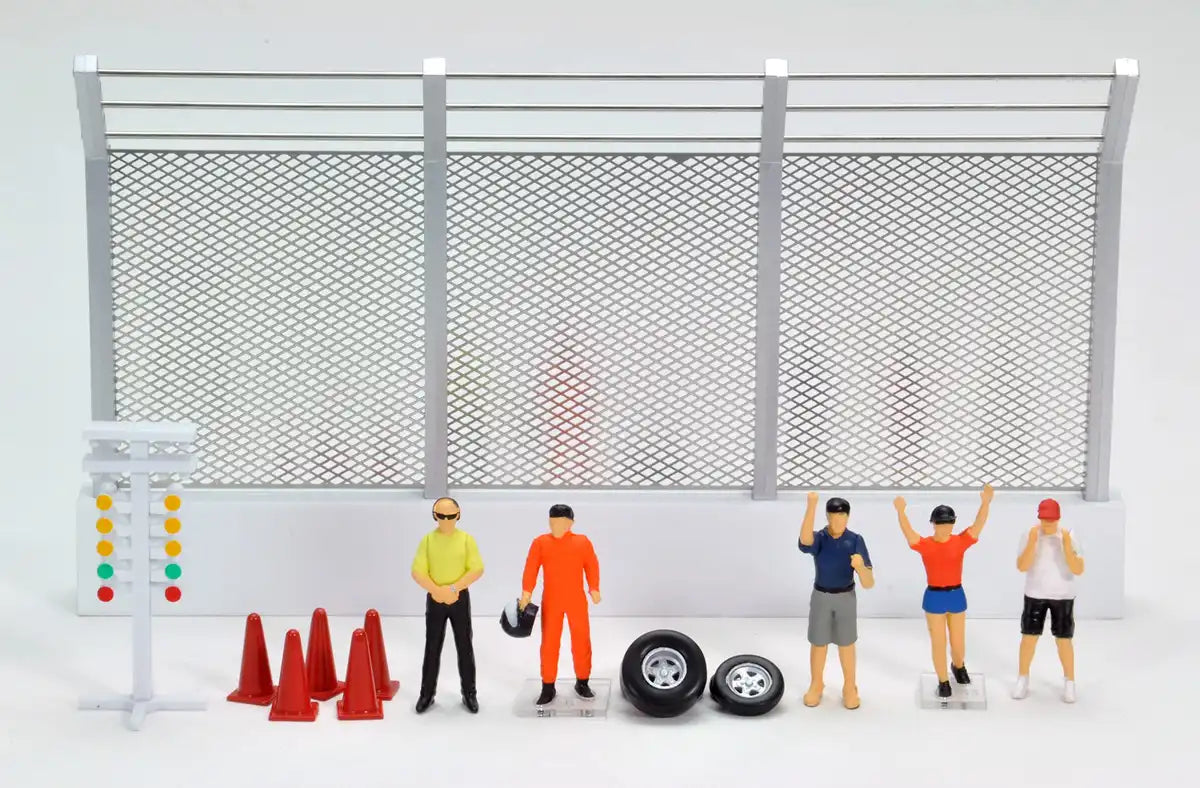 Tomytec Geocolle 64 Drag Race Car Set 1/64 Partially Assembled ABS/PVC Painted Doll Accessories- Japan Figure Store - #1 Bring To You The Best Japanese Goods