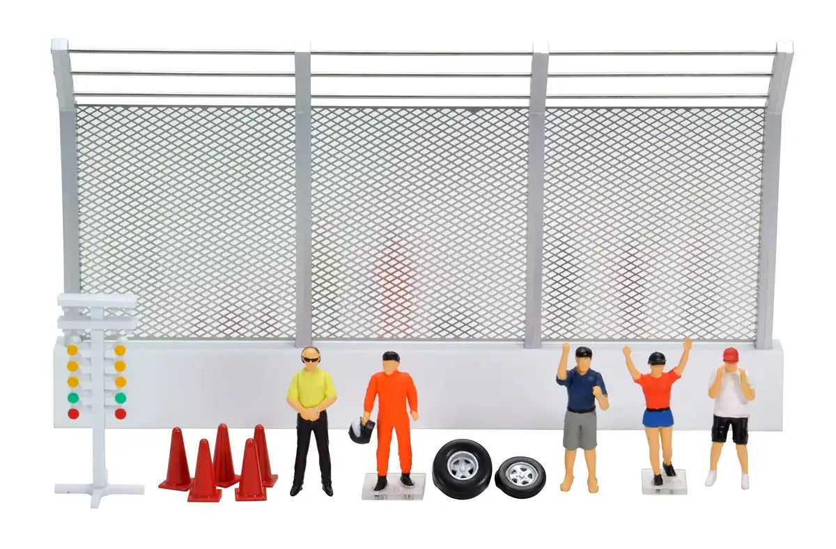 Tomytec Geocolle 64 Drag Race Car Set 1/64 Partially Assembled ABS/PVC Painted Doll Accessories- Japan Figure Store - #1 Bring To You The Best Japanese Goods