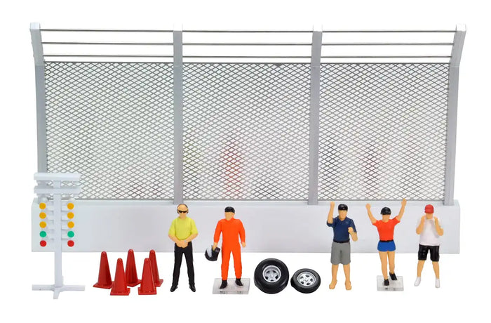 Tomytec Geocolle 64 Drag Race Car Set 1/64 Partially Assembled ABS/PVC Painted Doll Accessories- Japan Figure Store - #1 Bring To You The Best Japanese Goods