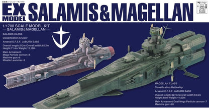 Bandai Spirits 1/1700 Ex-23 Salamis and Magellan Model Kit