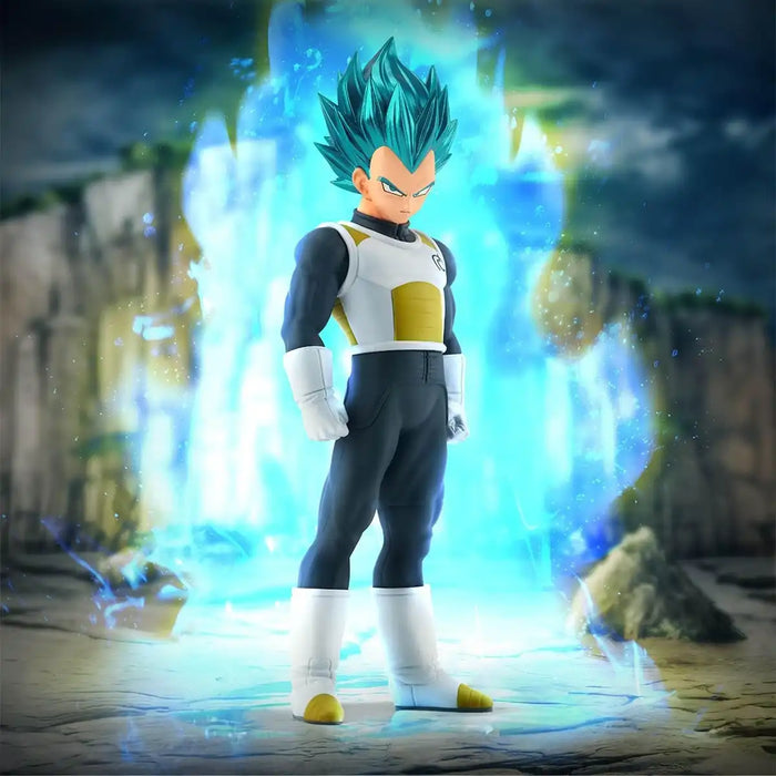 Figurine Banpresto Dragon Ball Vegeta Super Saiyan Bleu 17cm Sang des Saiyens