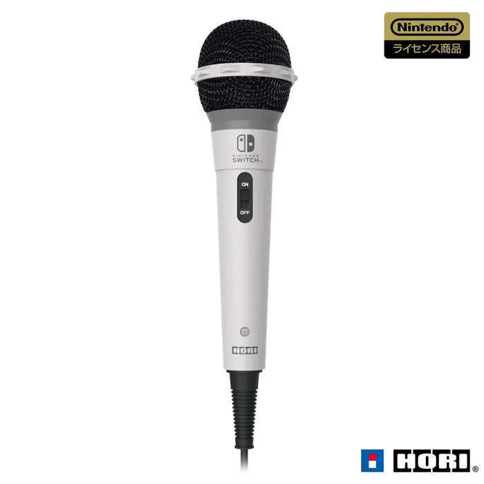 Hori Nintendo Licensed White Karaoke Microphone For Nintendo Switch & Pc - Made In Japan- Japan Figure Store - #1 Bring To You The Best Japanese Goods