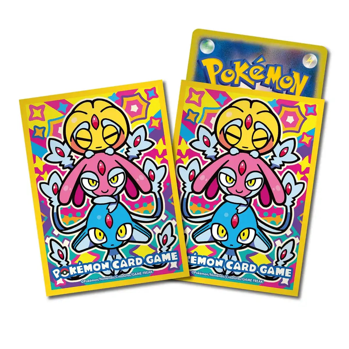Pokemon Center Original Card Sleeves Colorful Triple Uxie Mesprit Azelf Set- Japan Figure Store - #1 Bring To You The Best Japanese Goods