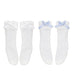 Azone 1/6 Pure Neemo Doll Socks Set White Alice Blue Ribbon Tulle Design- Japan Figure Store - #1 Bring To You The Best Japanese Goods