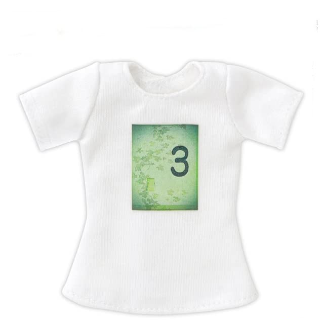 Azone Pure Neemo 1/6 Graphic T-Shirt White Green Doll Accessory- Japan Figure Store - #1 Bring To You The Best Japanese Goods