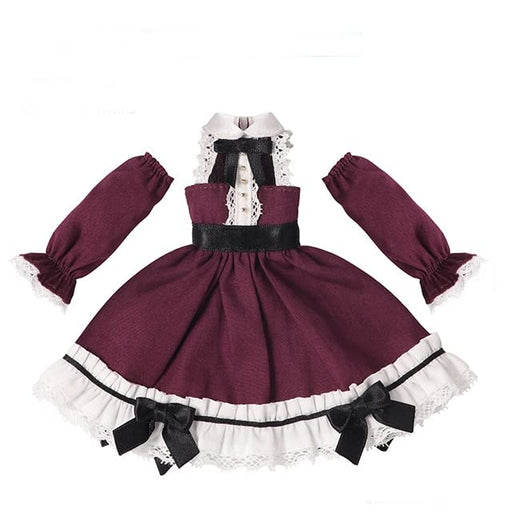 Azone 1/6 Pure Neemo Wear Rosalind Dress Set Raspberry Doll Accessory- Japan Figure Store - #1 Bring To You The Best Japanese Goods