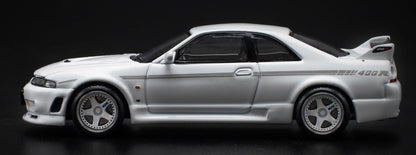 Works 1/64 Nissan GT-R R33 Nismo 400R White Diecast Model Car- Japan Figure Store - #1 Bring To You The Best Japanese Goods