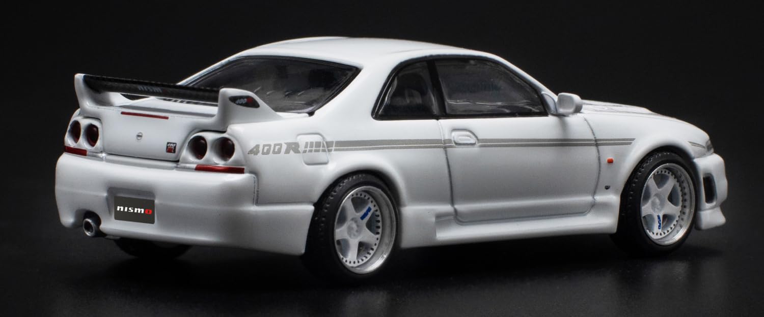 Works 1/64 Nissan GT-R R33 Nismo 400R White Diecast Model Car- Japan Figure Store - #1 Bring To You The Best Japanese Goods