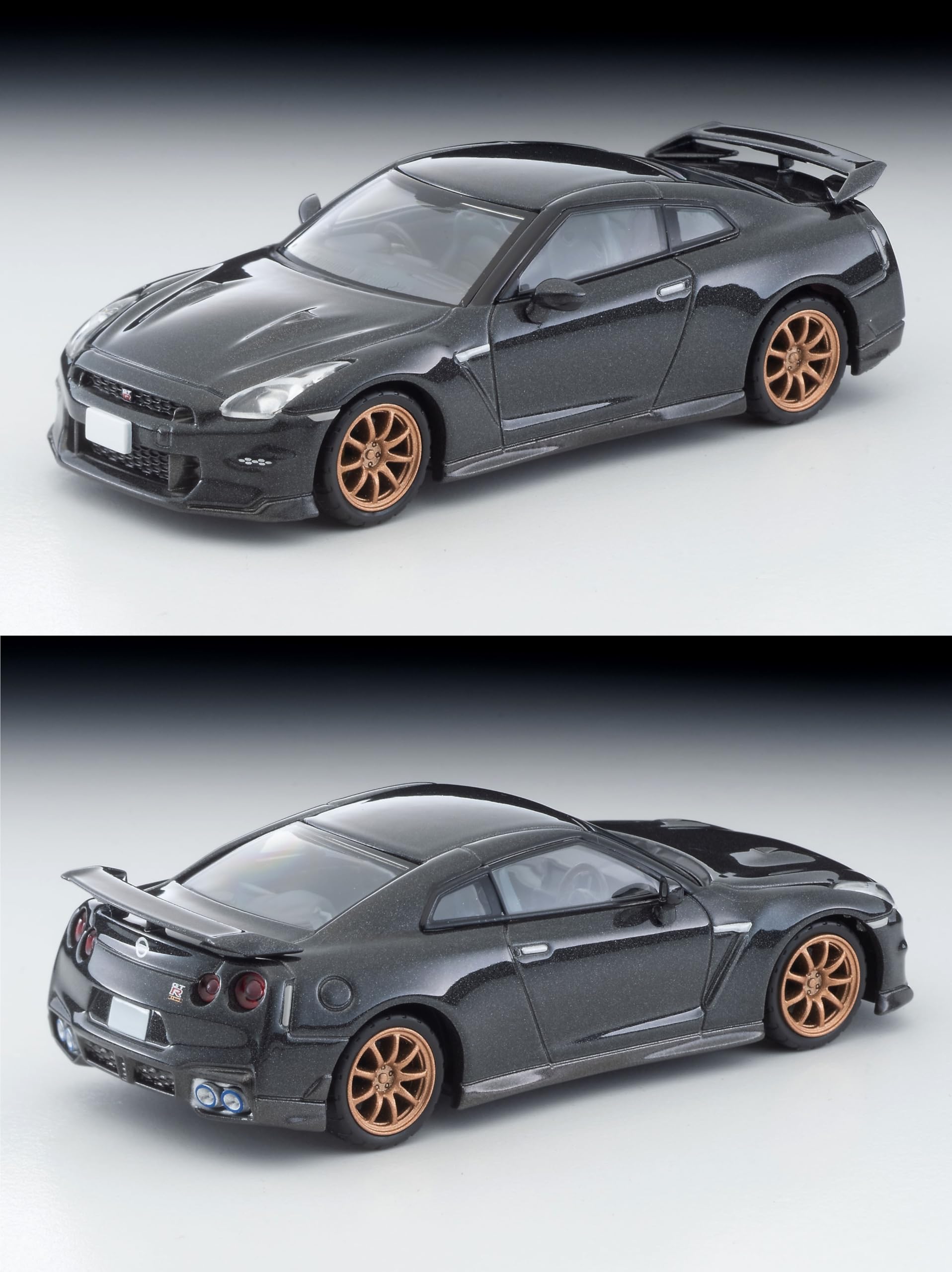 Tomytec 1/64 Scale Nissan GT-R Premium T-Spec 2024 Model Black- Japan Figure Store - #1 Bring To You The Best Japanese Goods
