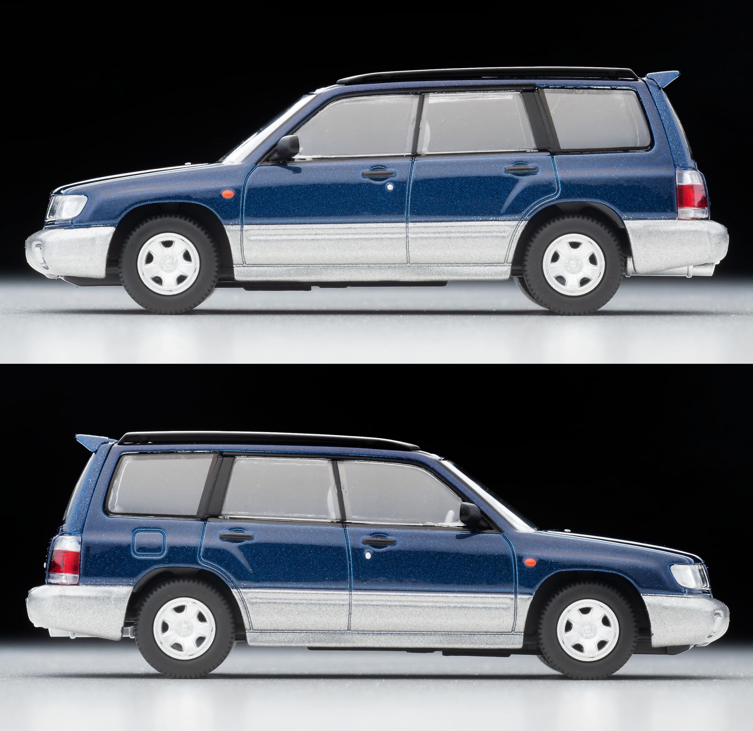 Tomytec 1/64 Tomica Limited Vintage Neo Subaru Forester 1997 Navy Gray- Japan Figure Store - #1 Bring To You The Best Japanese Goods