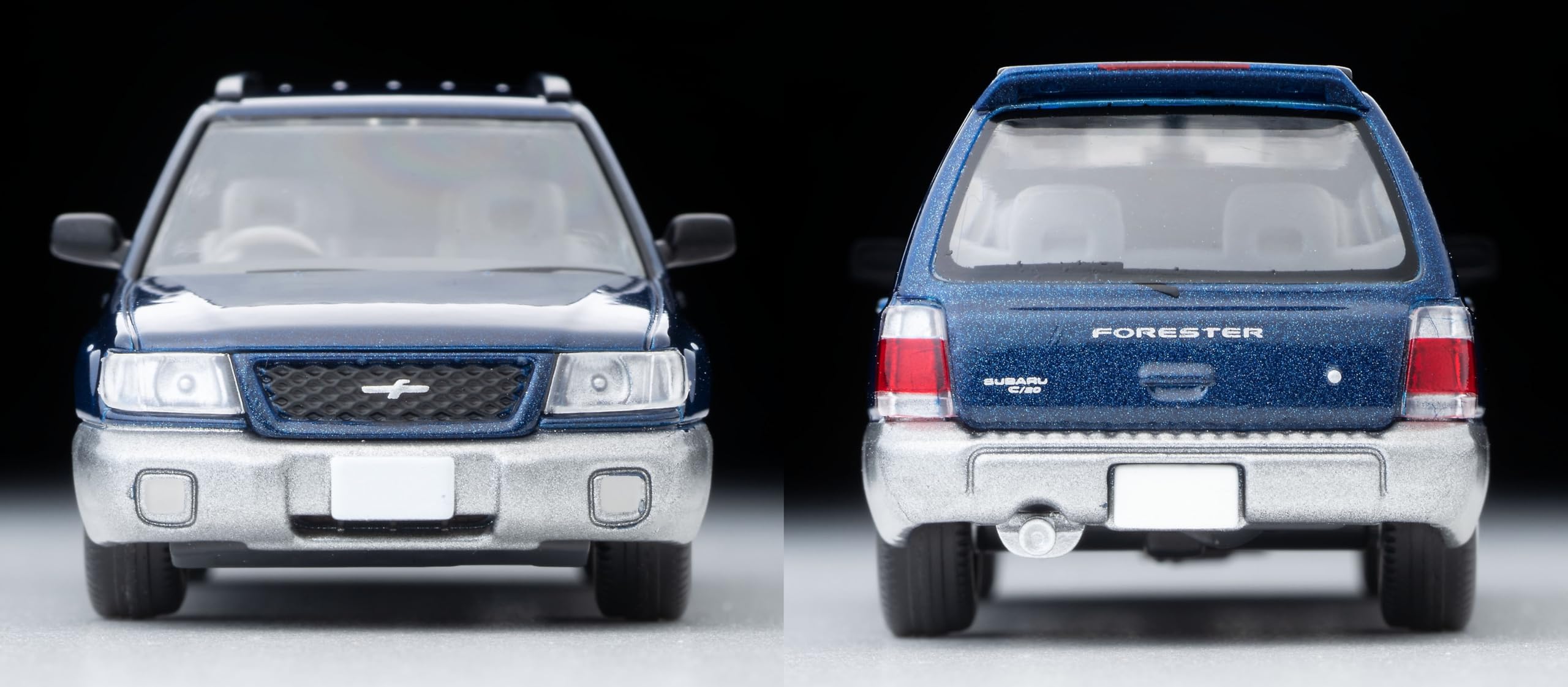 Tomytec 1/64 Tomica Limited Vintage Neo Subaru Forester 1997 Navy Gray- Japan Figure Store - #1 Bring To You The Best Japanese Goods