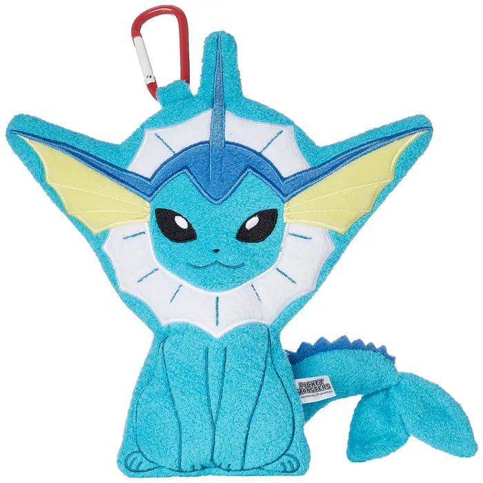 Sanei Boeki Pokemon Vaporeon Flat Fluffy Pouch - Soft and Adorable Storage- Japan Figure Store - #1 Bring To You The Best Japanese Goods
