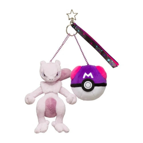 Pokemon Center Original Pair Mascot Ball Freak Mewtwo X Master Ball Japan Figure 4521329321868