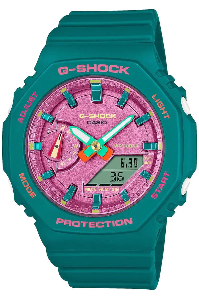 Casio G-Shock Mid-Size Women's Watch GMA-S2100BS-3AJF Green - Domestic Genuine Model- Japan Figure Store - #1 Bring To You The Best Japanese Goods