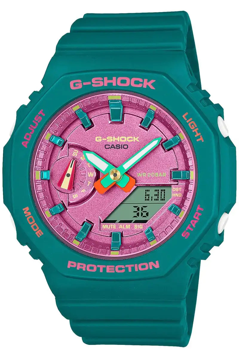 Casio G-Shock Mid-Size Women's Watch GMA-S2100BS-3AJF Green - Domestic Genuine Model- Japan Figure Store - #1 Bring To You The Best Japanese Goods