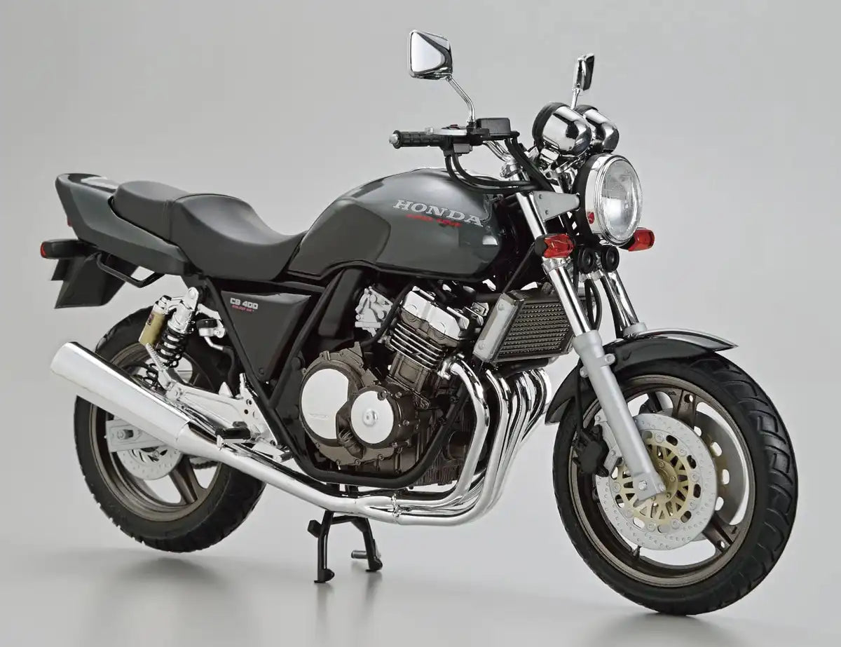 AOSHIMA Naked Bike 1/12 Cb400 Super Four 92 Plastic Model- Japan Figure Store - #1 Bring To You The Best Japanese Goods
