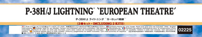 HASEGAWA - 02225 P-38H/J Lighting European Theatre 1/72 Scale Kit- Japan Figure Store - #1 Bring To You The Best Japanese Goods