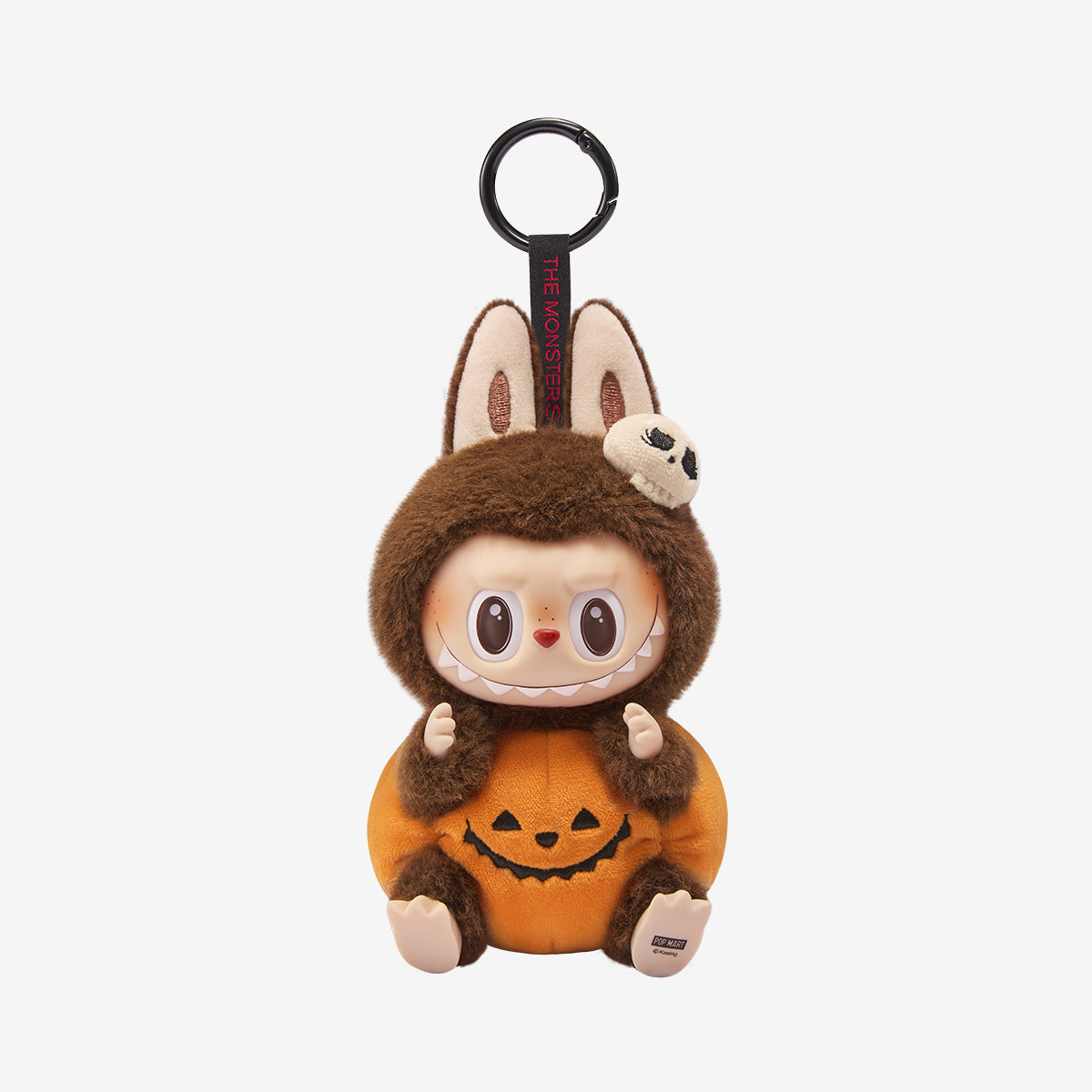 Pendentif en peluche POP MART Labubu citrouille d'Halloween