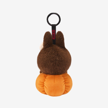 Pendentif en peluche POP MART Labubu citrouille d'Halloween