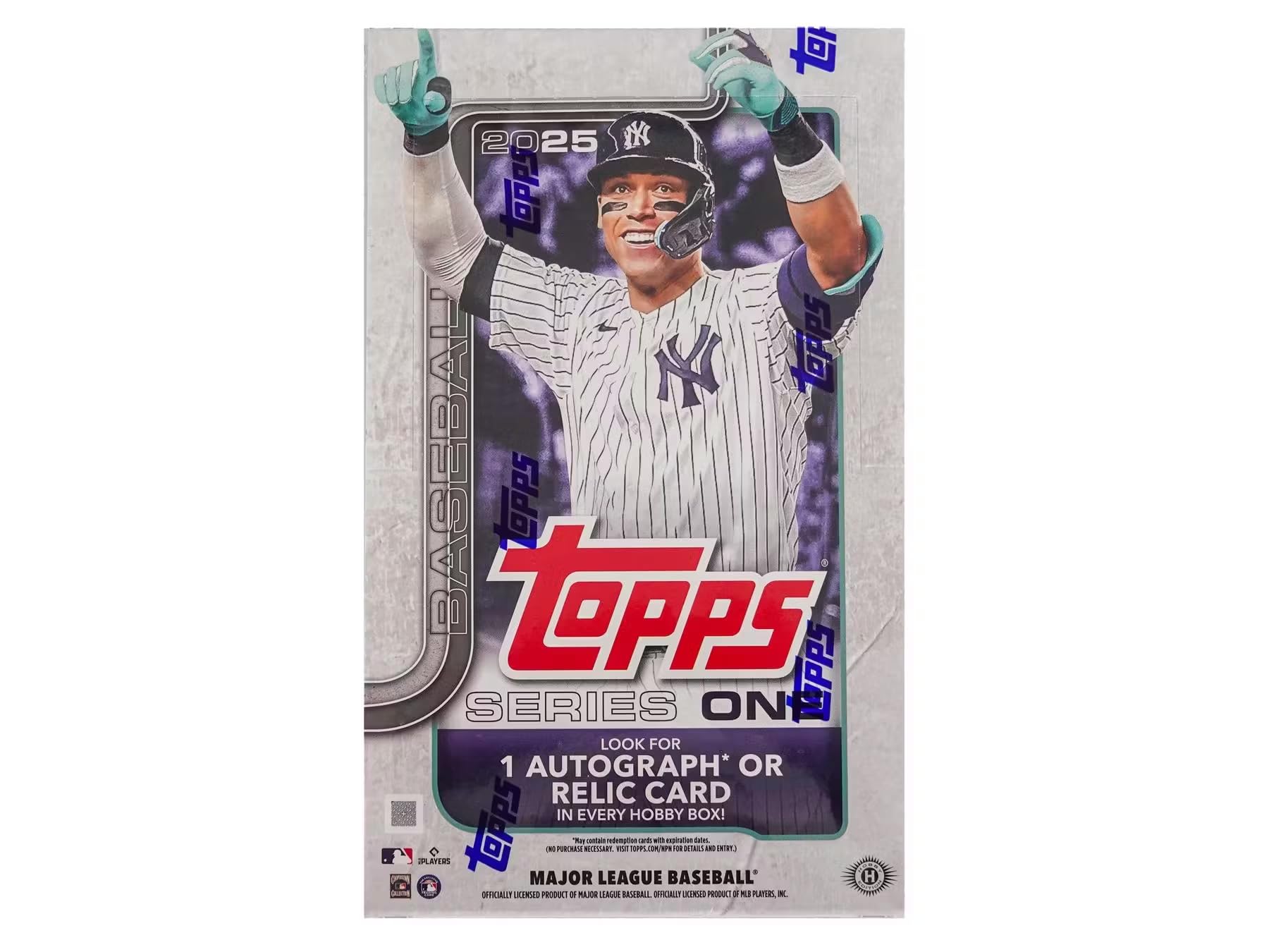 Topps 2025 Series 1 Baseball Trading Cards MLB Hobby Box 20 Packs 1 Auto/Relic