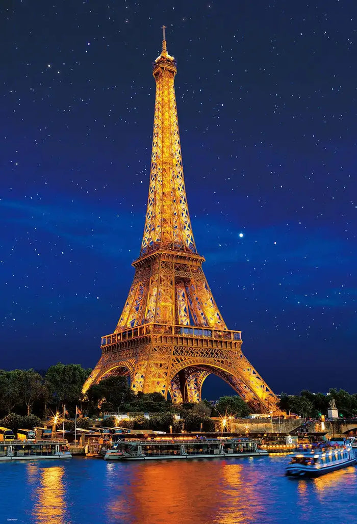 BEVERLY 31-534 Jigsaw Puzzle Eiffel Tower Under The Stars Glow In The Dark 1000 Pieces- Japan Figure Store - #1 Bring To You The Best Japanese Goods